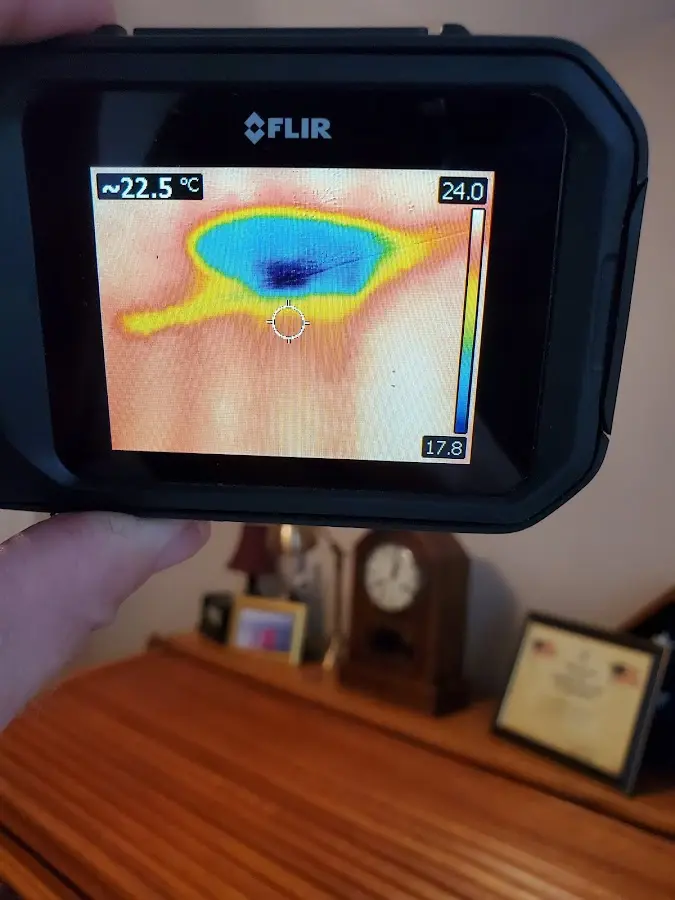 Thermal imaging inspection for water damage in McPherson