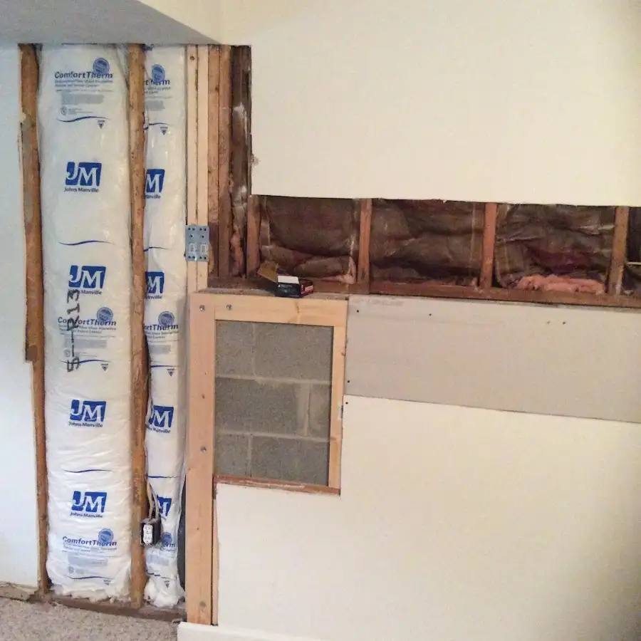 Wall insulation replacement during Structural Drying in McPherson